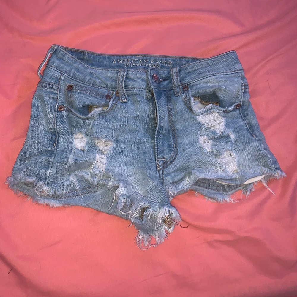 American eagle jean shorts